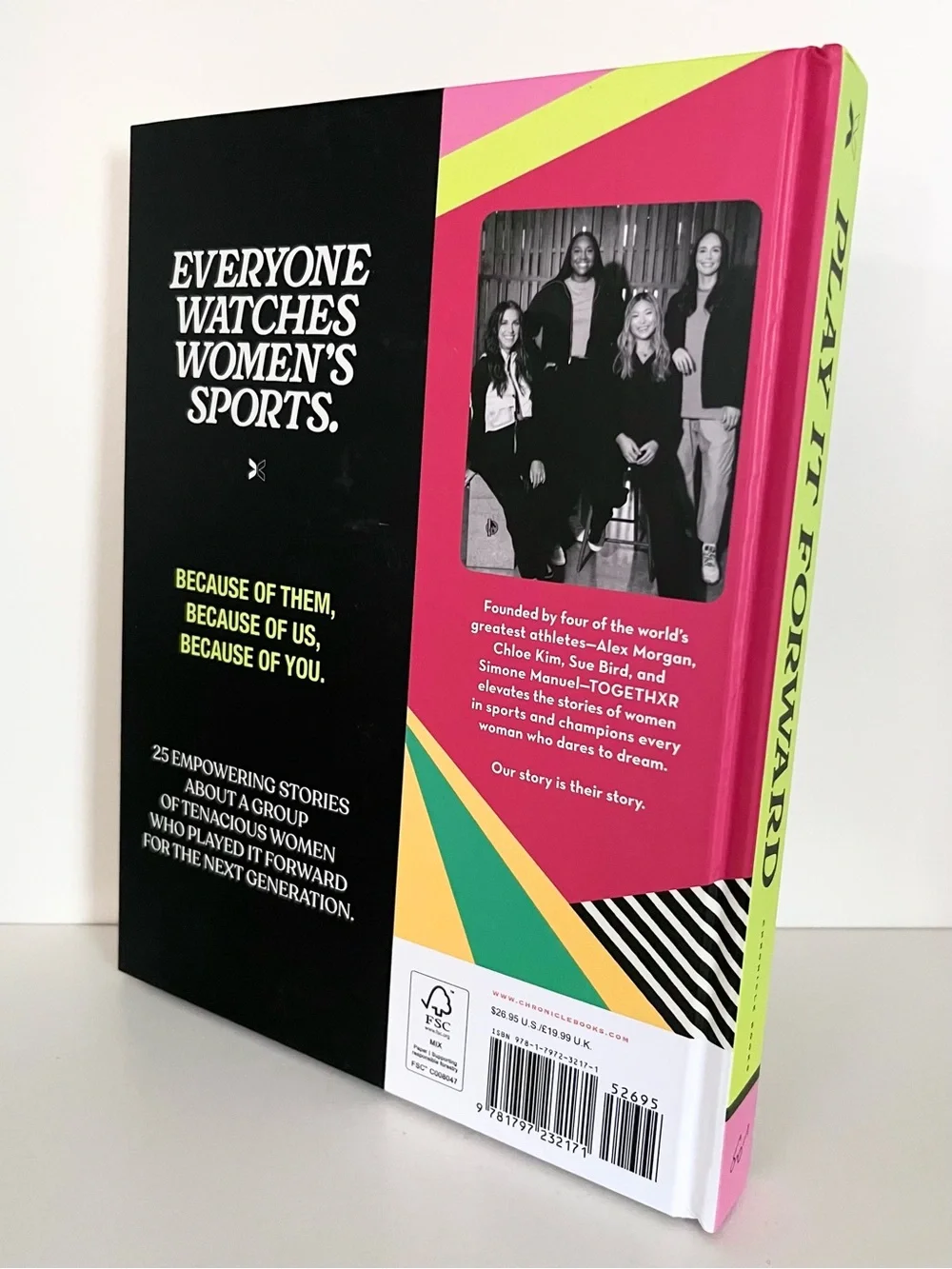 Women in sports hardcover book full color